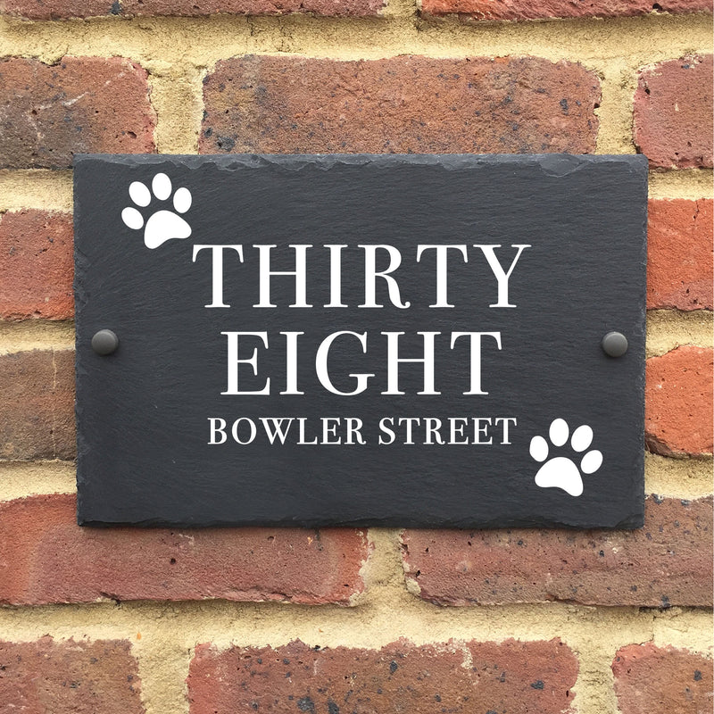 Paw Print Slate - Apollo Printing