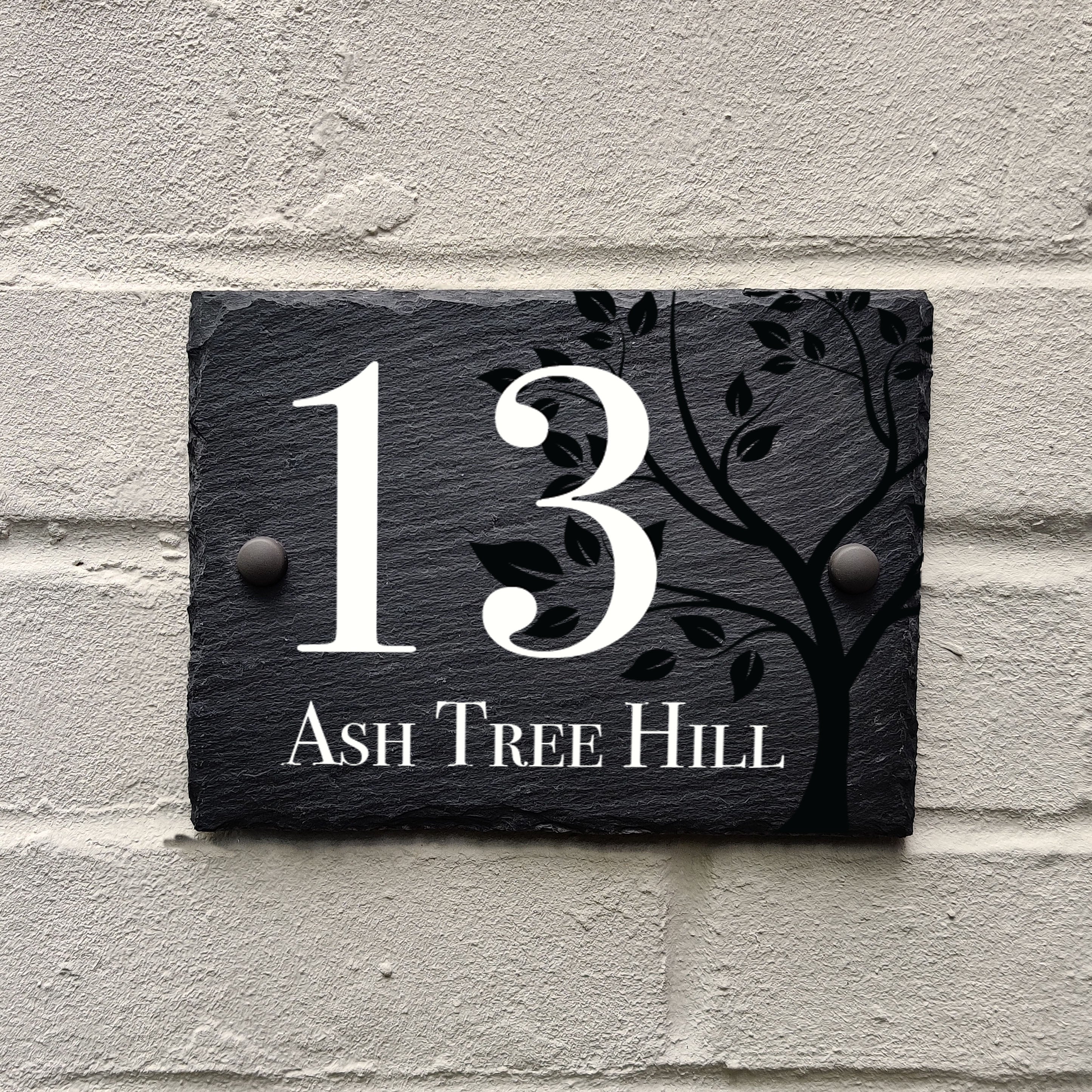 Small Tree Silhouette Slate - Apollo Printing