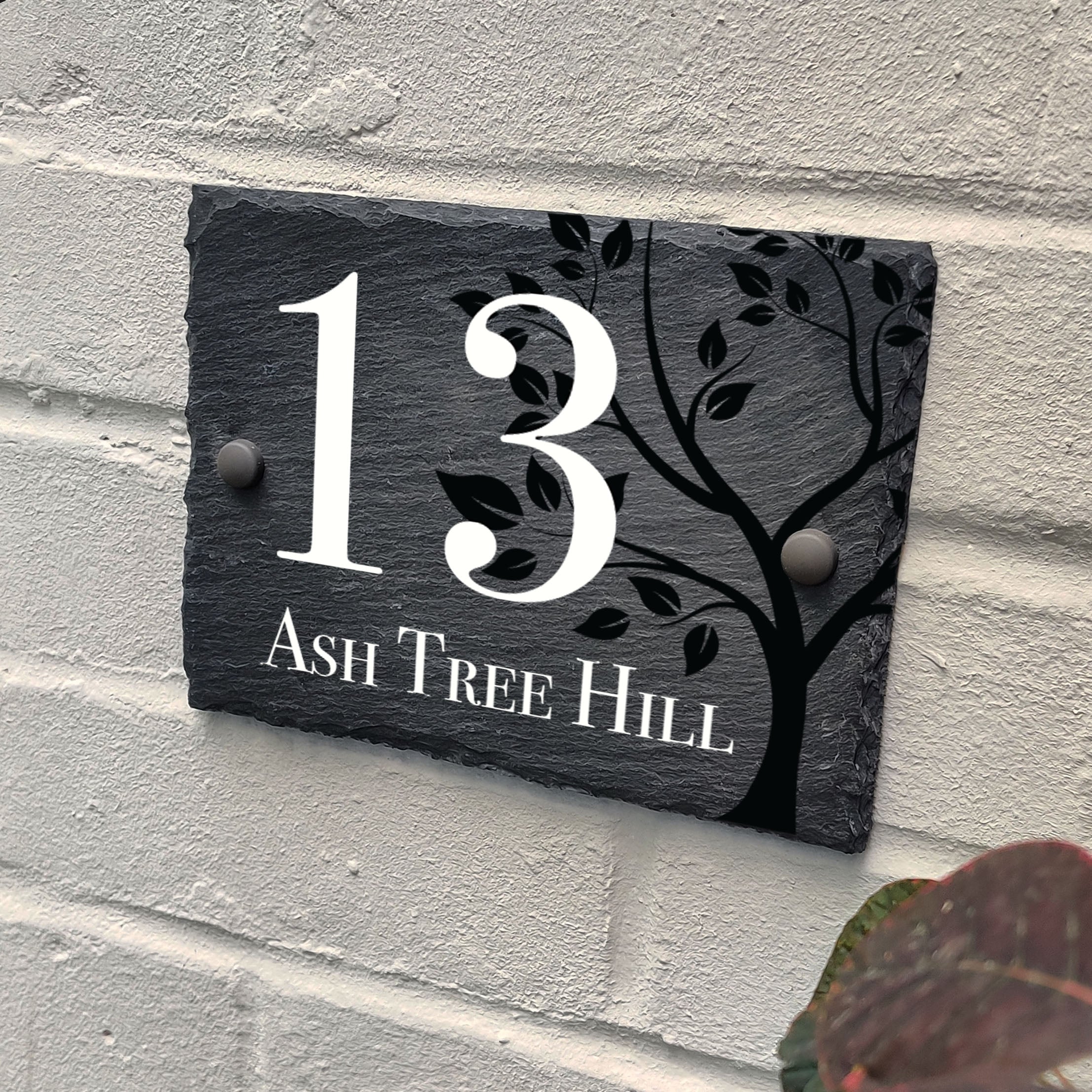 Small Tree Silhouette Slate - Apollo Printing