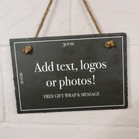 Hanging Slate Sign - Apollo Printing